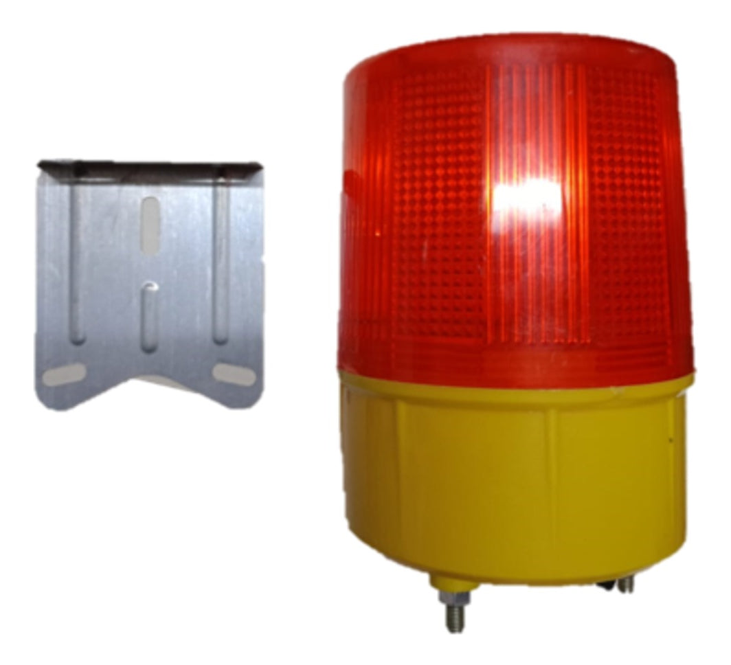 Baliza Solar, de advertencia de navegación, 8 LEDS Rojo, 80mm diámetro