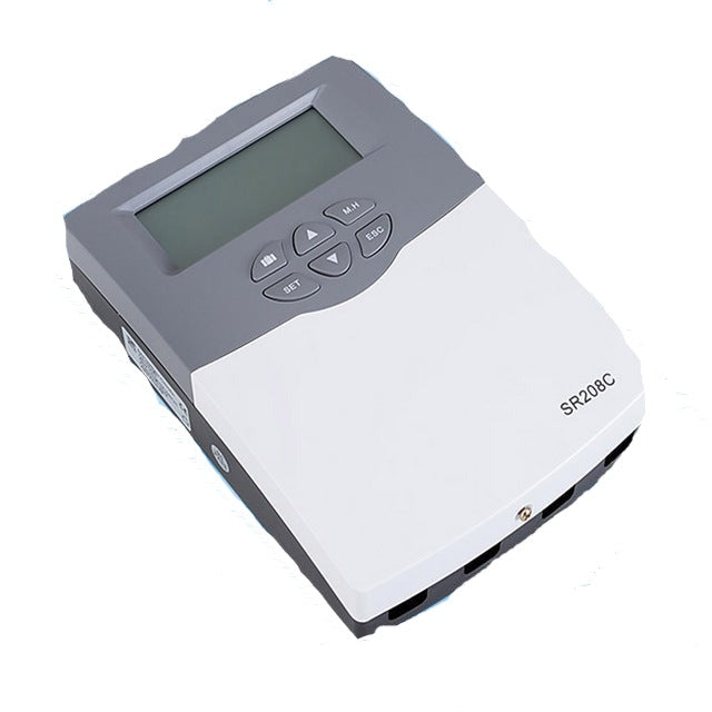 Controlador solar para sistemas solares térmicos divididos y piscinas, 100-240VAC, 600W, IP40