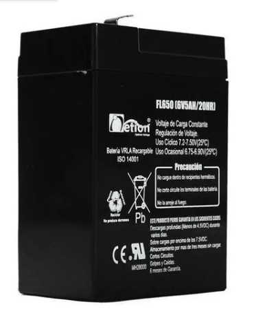 baterí­a 6V, 5 AH, SLM,
