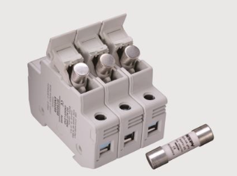 Portafusible con fusible de